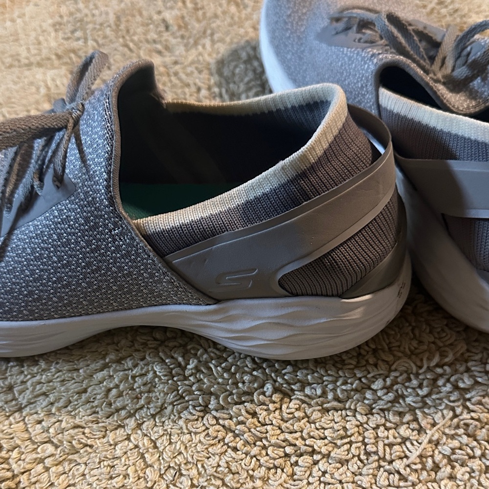 YOU BY SKECHERS WALK Gray Athletic Sneakers - Picture 5 of 10